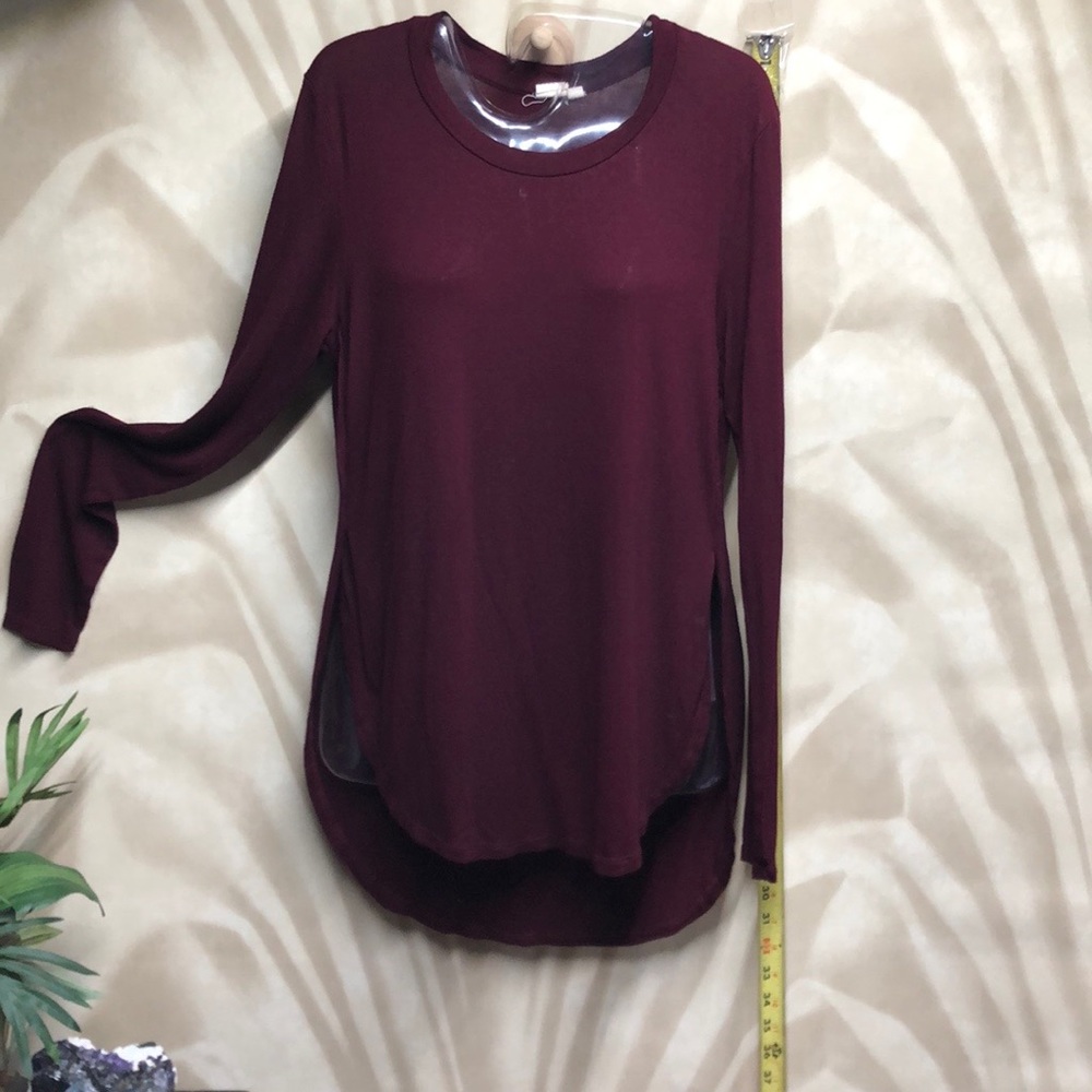 RAG Maroon tee shirt